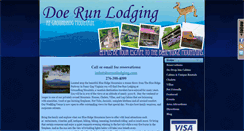 Desktop Screenshot of doerunlodging.com